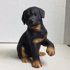 Lenox Vintage 1997 Rottweiler Puppy Fine Porcelain Figurine Retired Piece